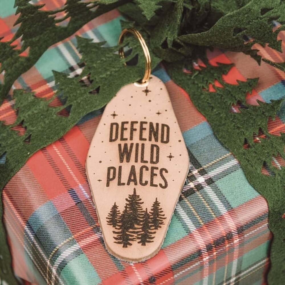 Defend Wild Places Keychain - Picture 2 of 3